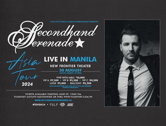 SECONDHAND SERENADE ASIA TOUR 2024 LIVE IN MANILA