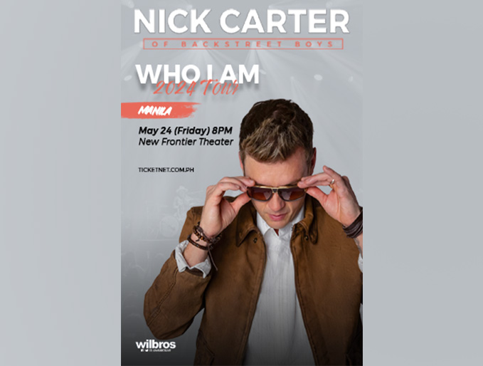 NICK CARTER WHO I AM 2024 TOUR