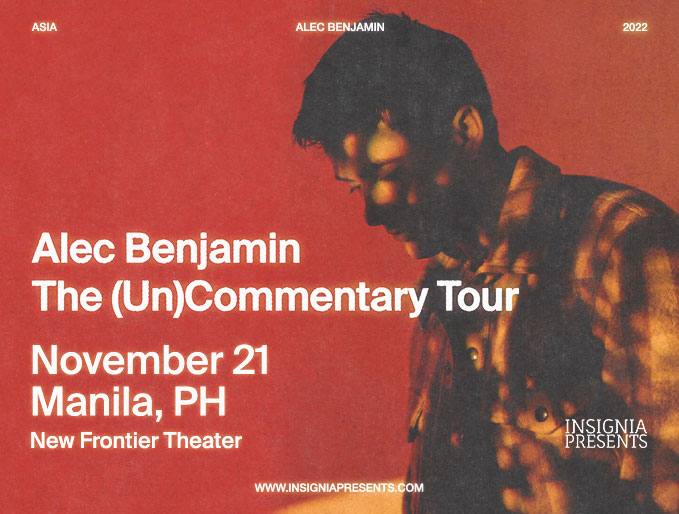 The (Un)Commentary Tour: Alec Benjamin Live In Manila